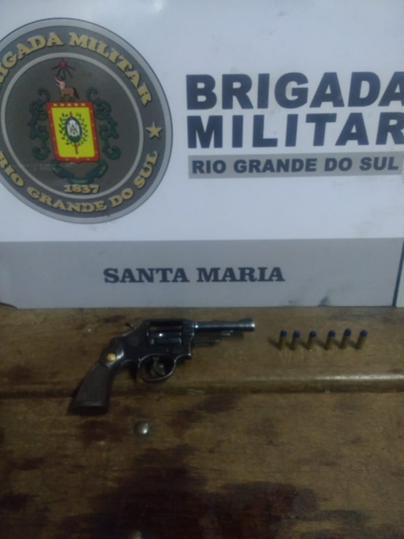 Brigada Militar de Santa Maria 2ºBPChq efetua prisão por Porte