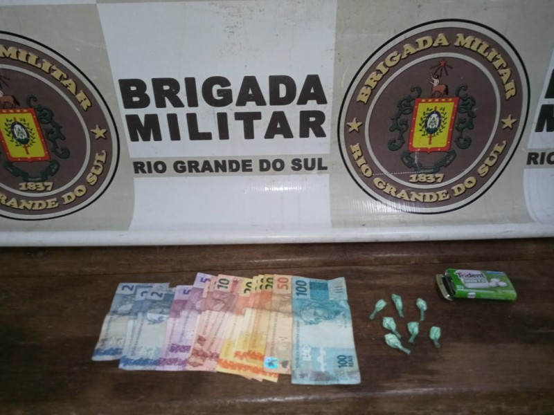 Brigada Militar de Santa Maria 2ºBPChq efetua prisão por tráfico