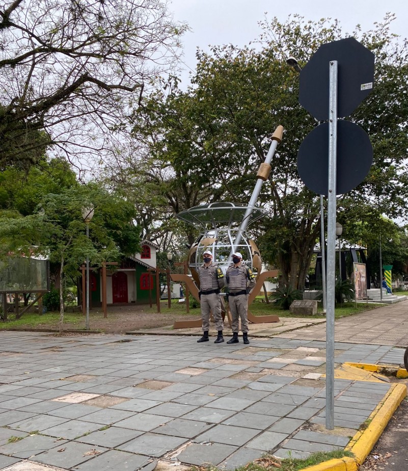 Alunos Soldados Do Polo De Ensino De Rio Pardo Atuam No Policiamento Em