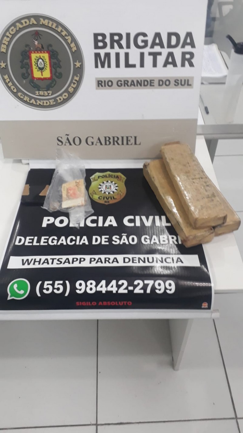 BRIGADA MILITAR DE SÃO GABRIEL PRESTA APOIO A POLÍCIA CIVIL EM PRISÃO