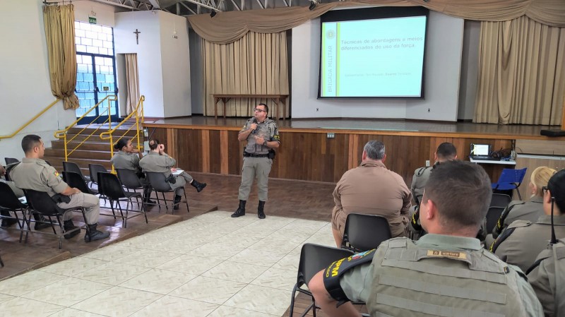 Comando Do 25 BPM Realiza Encontro Efetivo Brigada Militar