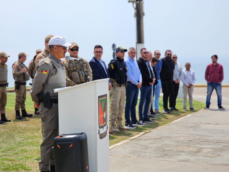 BM e PM catarinense lançam Operação Fronteira Segura em Torres