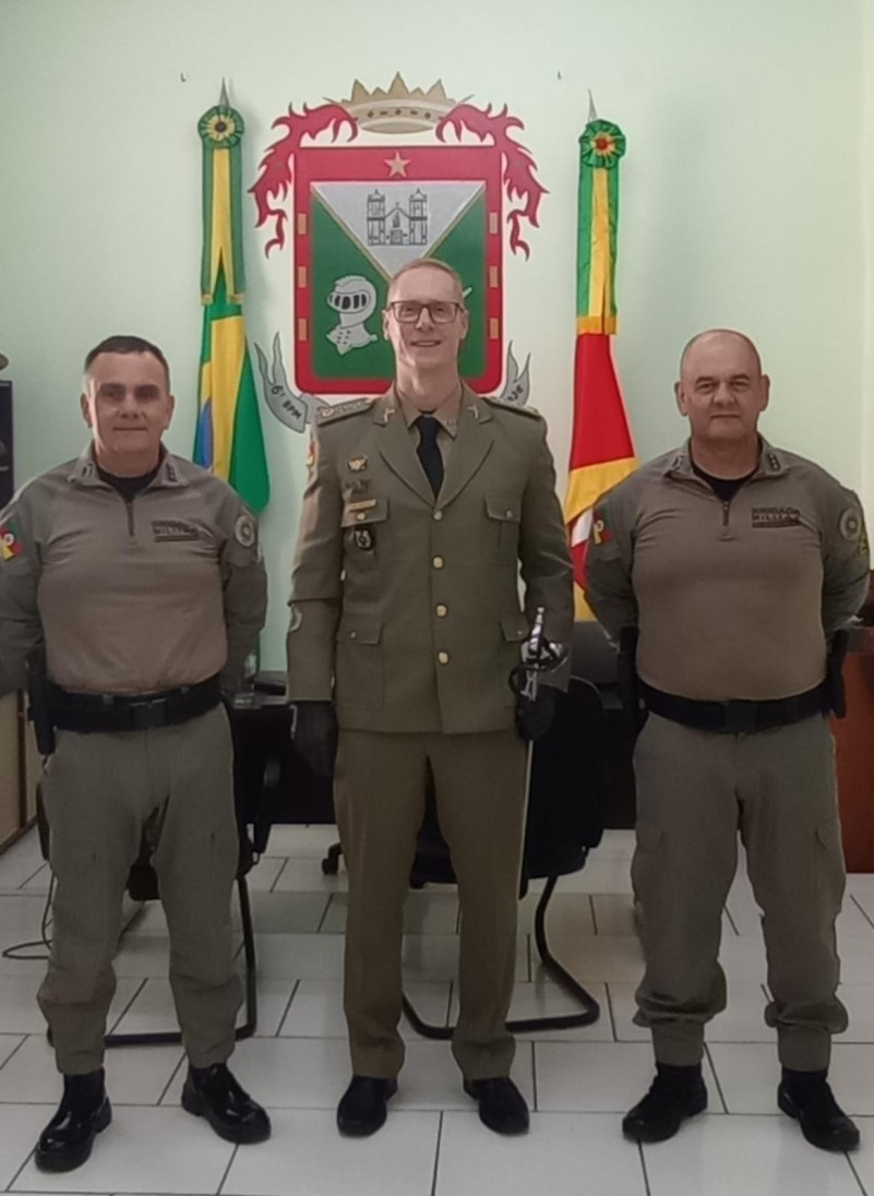 CRPO Sul Recebe Novo Oficial Brigada Militar