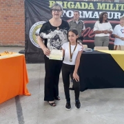 Brigada Militar realiza formatura do Proerd em Santa Maria 