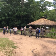 Pelotão Mirim da Brigada Militar e estudantes da Escola de Sinimbu realizam visita ao Parque Zoológico de Sapucaia do Sul/RS. 