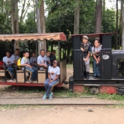 Pelotão Mirim da Brigada Militar e estudantes da Escola de Sinimbu realizam visita ao Parque Zoológico de Sapucaia do Sul/RS. 