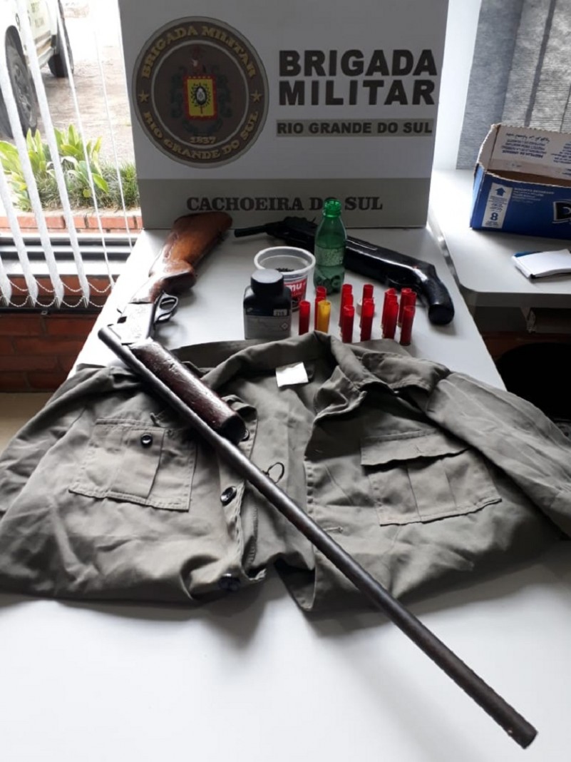 Apreensão de armas de fogo