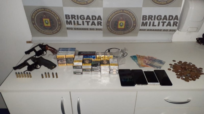 BM de Viamão prende trio por tentativa de latrocínio