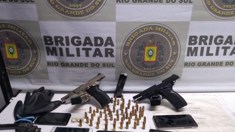 armas apreendidas