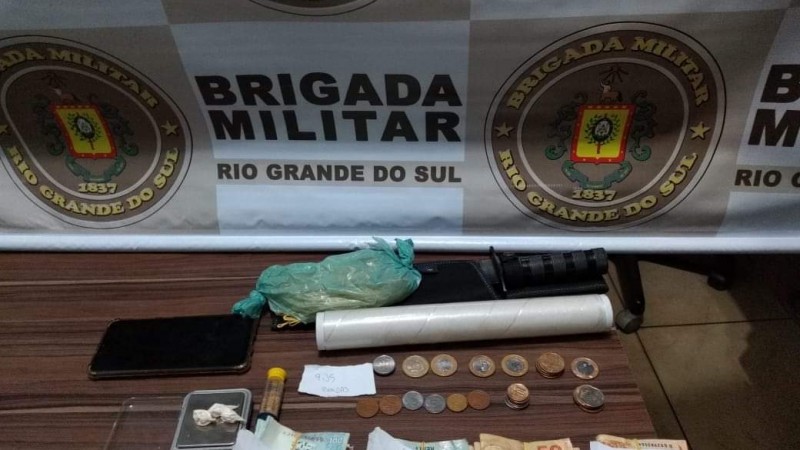 Drogas e dinheiro apreendidos em Santo Augusto