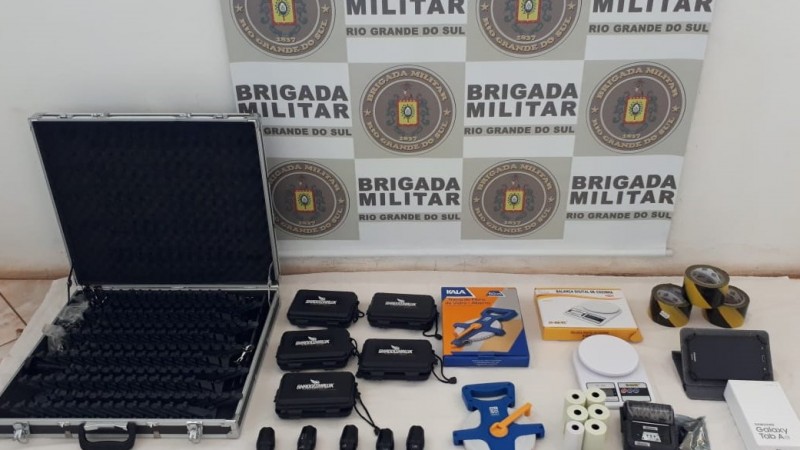 Materiais adquiridos pelo GAABM