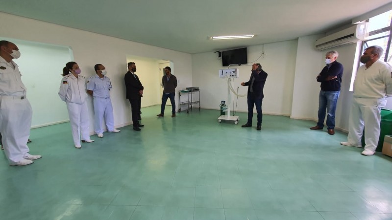 Entrega do respirador