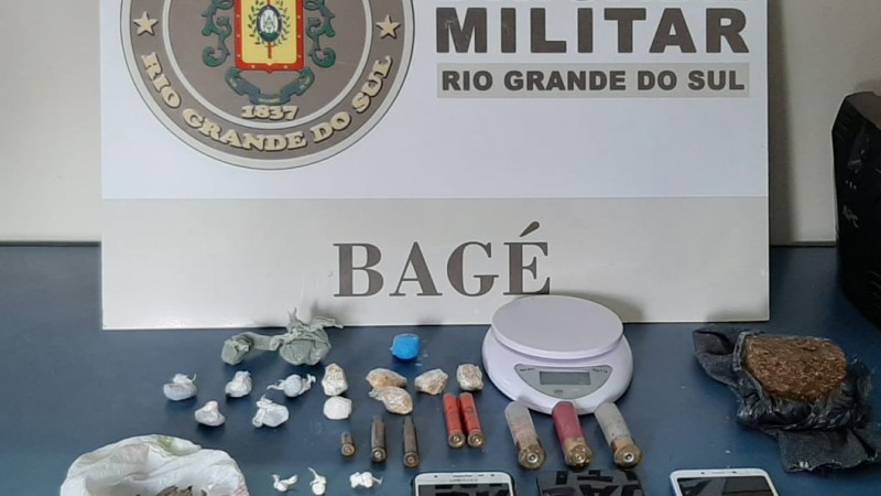 Materiais apreendidos