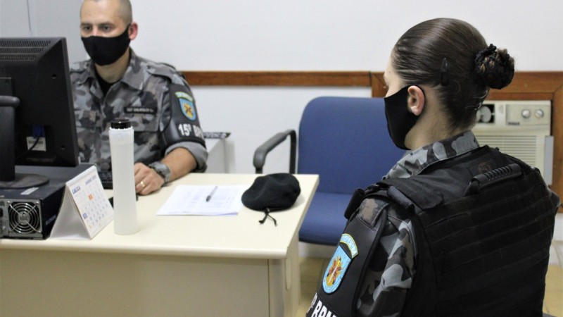 Realização do Censo da Brigada Militar em Canoas