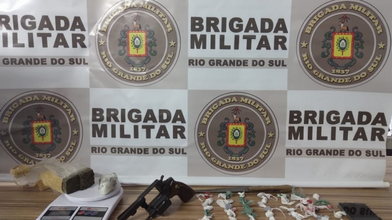 drogas, arma, balança