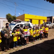 pm fazendo a entrega