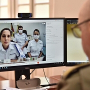 Equipe de Oficiais da Saúde médicos psiquiatras da BM