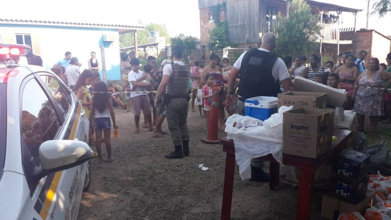 distribuição de alimentos