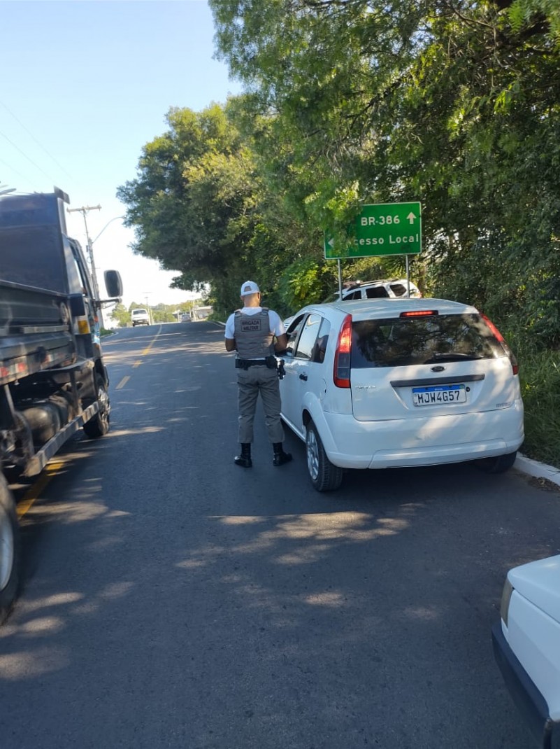 policiamento em Nova Santa Rita