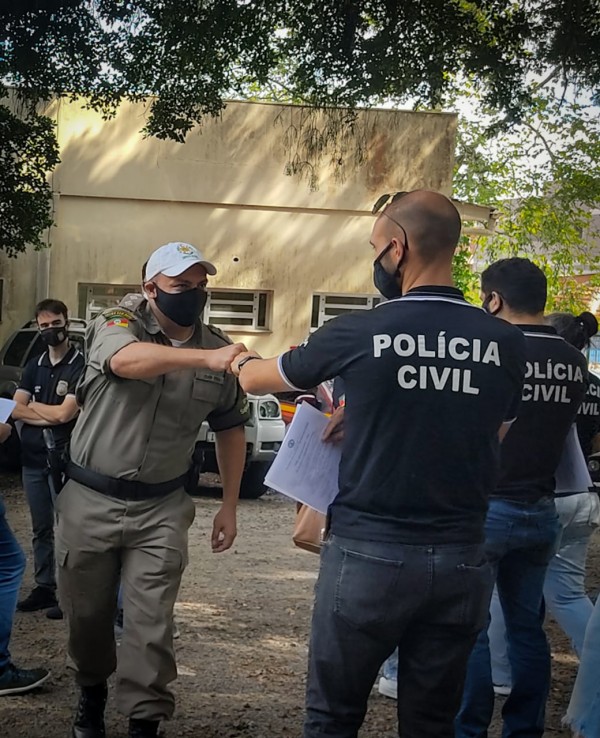 Vacina dos Policiais em Sapucaia