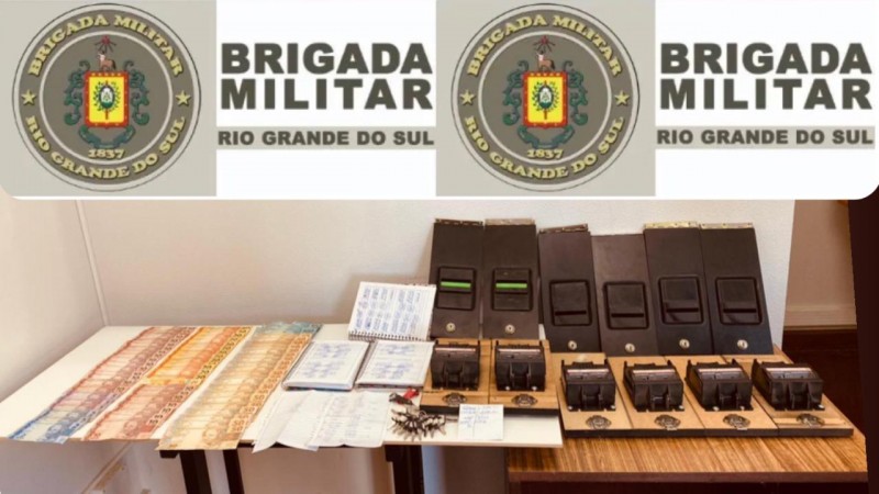 MATERIAL APREENDIDO EM FARROUPILHA 13 DE ABRIL