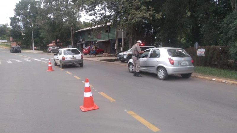 policiamento em Nova Santa Rita