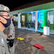 Formatura de Aposição das Platinas nos novos cadetes da Brigada Militar