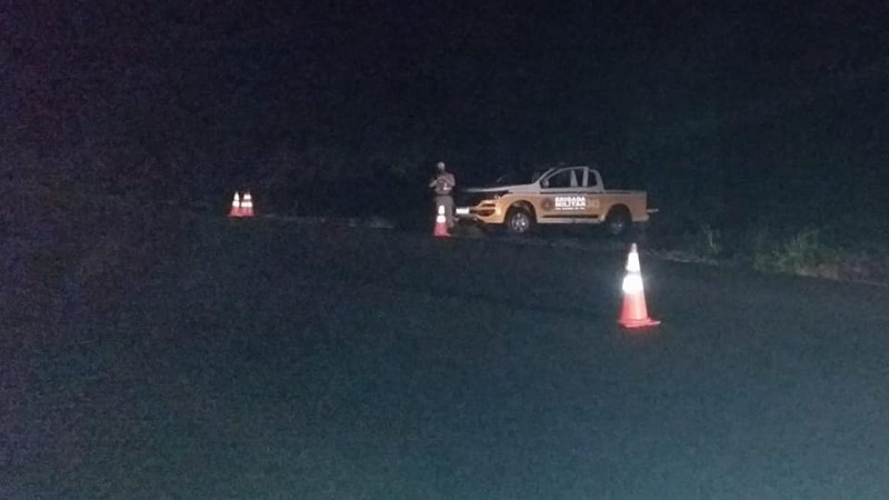 1° Batalhão Rodoviário da Brigada Militar realiza operação de fiscalização noturna com radar fotográfico Trucam em Tapera