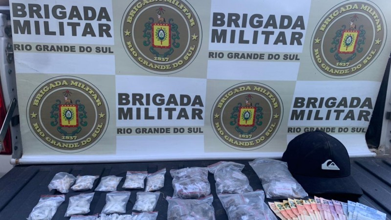 BM prende por tráfico de drogas em Viamão