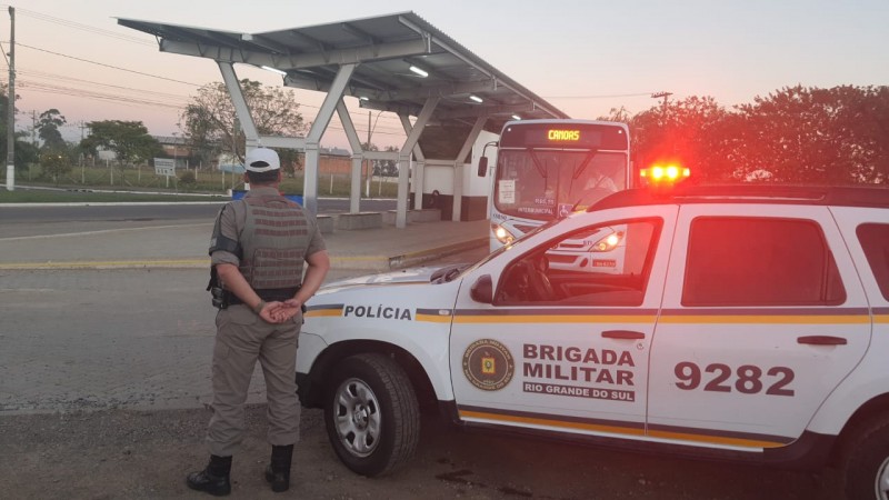 Policiamento em Nova Santa Rita e Canoas