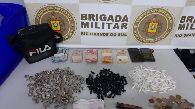 BM de Viamão prende por tráfico de drogas