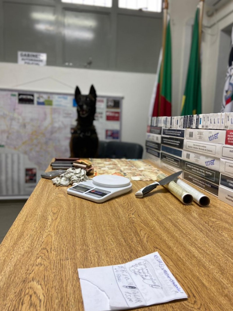 Apreensão de drogas com auxilio do Cão do 15 º BPM