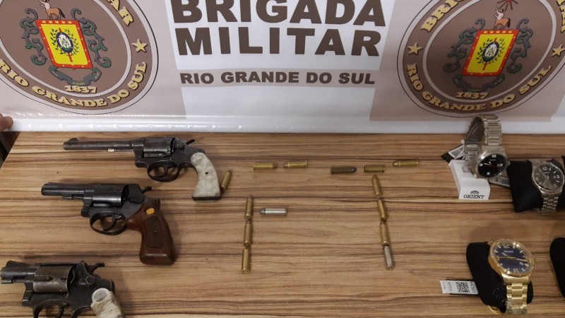 Armas apreendidas