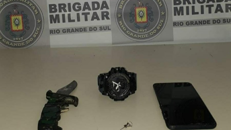 BM de Cachoeira do Sul prende homem por roubo a pedestre