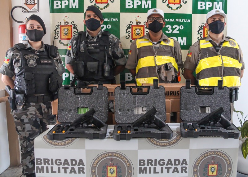 BM de Ijuí recebe armamentos para reforço na segurança - Brigada