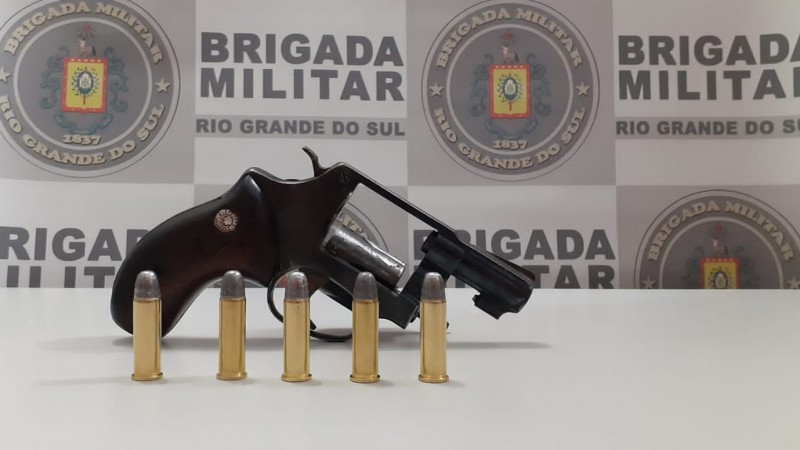 BM de Cachoeira do Sul apreende arma de fogo