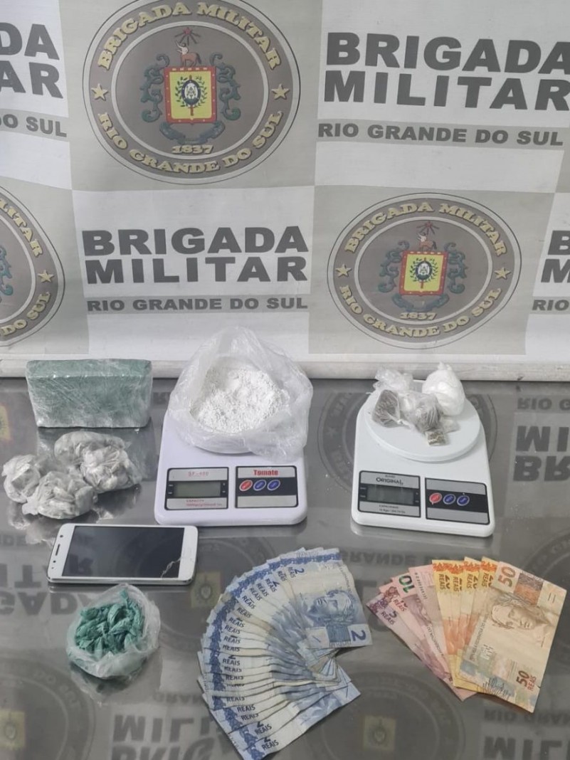 Homem foi preso por tráfico de entorpecentes na Vila Cohab, em Cachoeirinha.