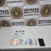 Apreensão das drogas