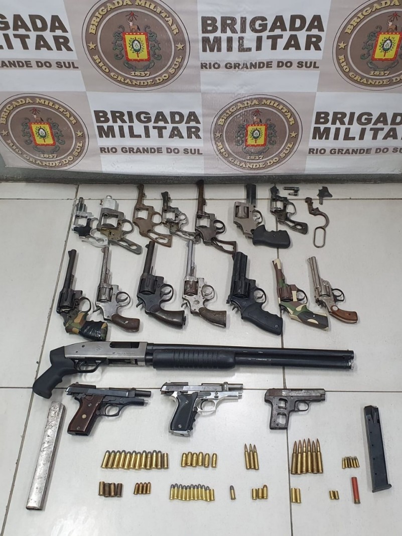 Armas e munições apreendidas no Rio aumentaram mais de 80