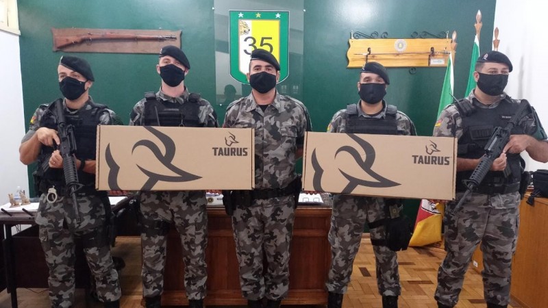 BM de Cachoeira do Sul recebe novos fuzis