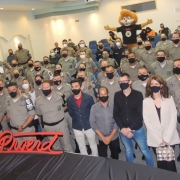 Formatura de encerramento do Curso Nacional de Formação de Mentores do Programa Educacional de Resistência às Drogas e à Violência 