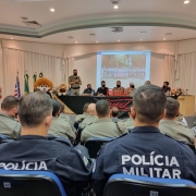 Formatura de encerramento do Curso Nacional de Formação de Mentores do Programa Educacional de Resistência às Drogas e à Violência 