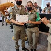 Formatura de encerramento do Curso Nacional de Formação de Mentores do Programa Educacional de Resistência às Drogas e à Violência 