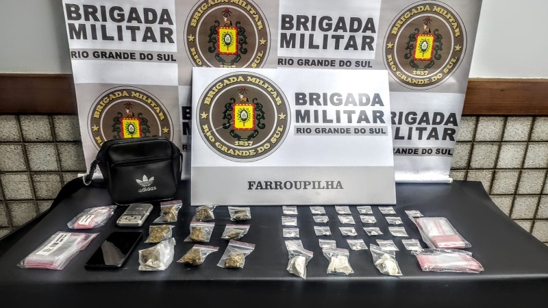 Apreensão de drogas em Farroupilha