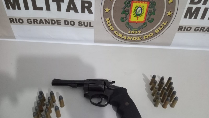 Arma apreendida em Rio Grande