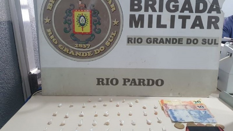 Prisão por tráfico de drogas em Rio Pardo