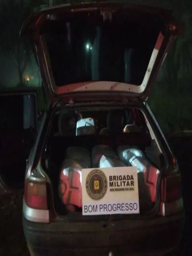 Brigada Militar prende dois homens por contrabando de agrotóxicos em Tiradentes do Sul