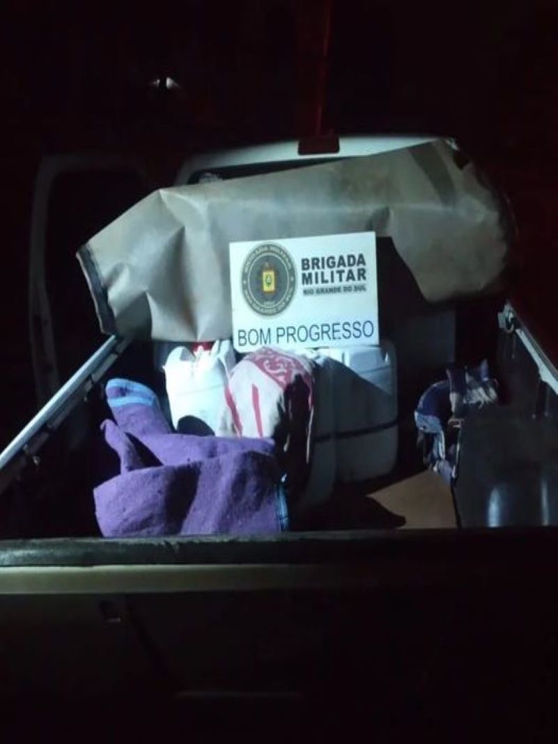 Brigada Militar prende um homem por contrabando de agrotóxicos em Tiradentes do Sul