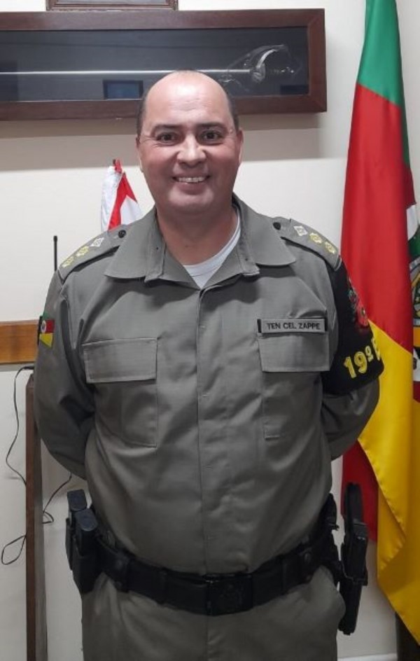 Foto do tenente-coronel Samaroni Teixeira Zappe