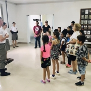 1º RPMon recebe visita de alunos da escola Augusto Ruschi. 